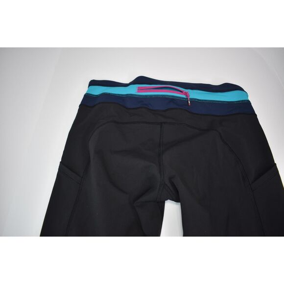 Lululemon Speed Tight *Interlock Black/Quilt Winter Mid Rise Pocket Legging 6 - Picture 8 of 8